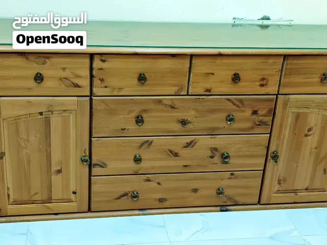 Wooden Storage Cabinet with Drawers