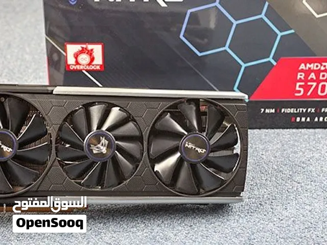 كرت rx 5700 xt nitro sapphire plus من افضل النسخ بالشكل والأداء والتبريد وأفضل من كرت 3060 متكامل