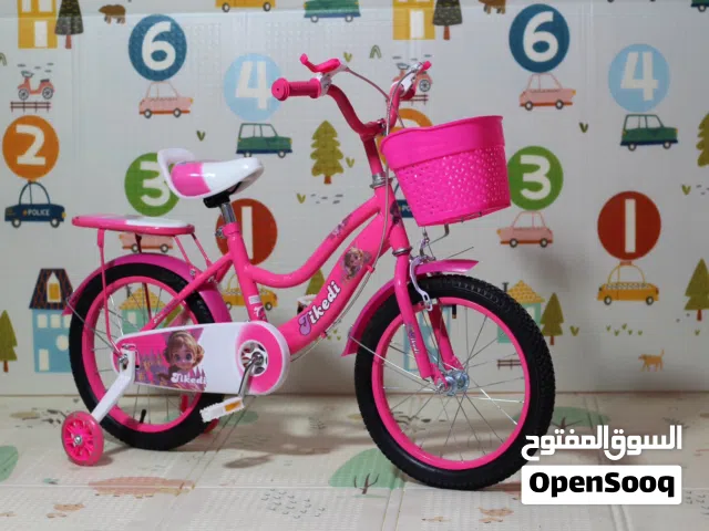 بسكليت بناتي مقاس 16 إنش – تصميم أنيق ومميز! لكل أم تبحث عن الهدية