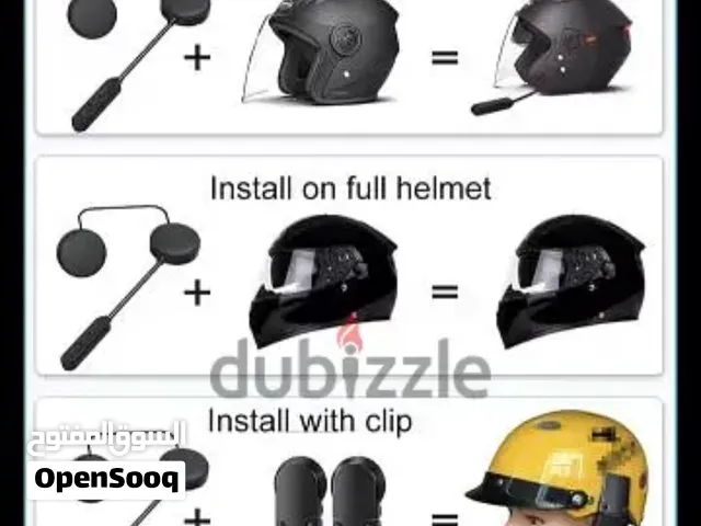 Headset Bluetooth for helmet or cap with microphone
