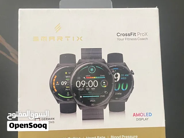 ساعة SMARTIX سوداء للاستخدام اليومي و الرياضة مطلوب 30 وقابل التواصل واتساب