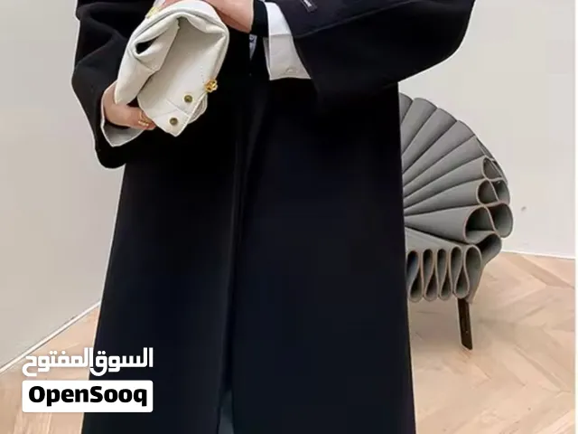 معطف اسود Elegant Luxury Coat
