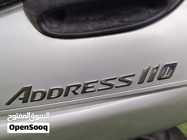 Address 110 سي يي دراجه ناريه ياباني سوزوكي نظيف جدا كل شي شغال فيه بحاله الوكاله