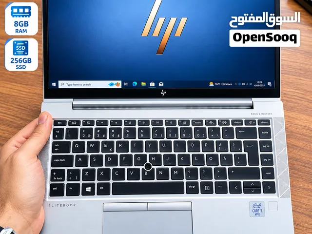 HP EliteBook 840 أداء قوي وخفيف للدراسة والبرمجة i7-10510U حتى 4.9GHz RAM 8GB SSD 2