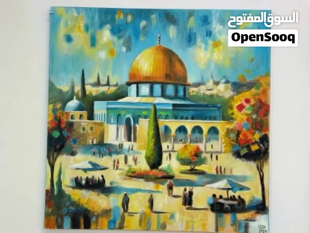 لوحة زيتية اصلية مرسومة يدويا