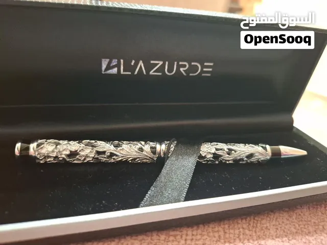قلم حبر فضه أصلي ماركة لازوردي