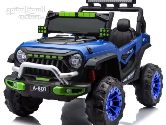 سيارة كهربائية للأطفال 12V دفع رباعي مزدوجة المقاعد – توصيل لجميع مناطق الأردن  Island Toys