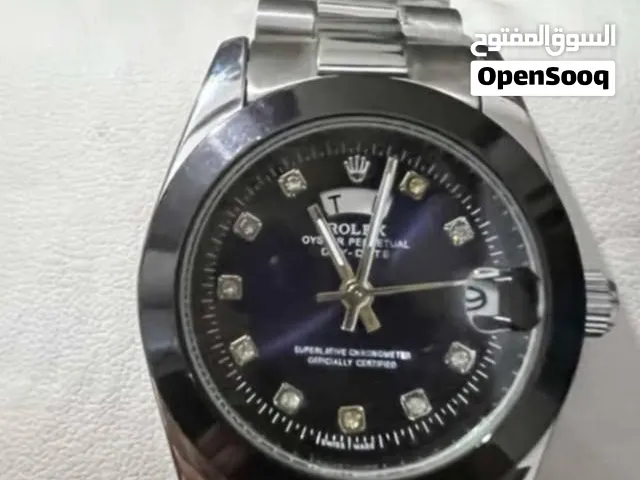 ساعات رولكس رجالي الإصدار الاخير ضد الماء والخبار لون تابت وخماه ممتازه ربي يبارك وبسعر حرق