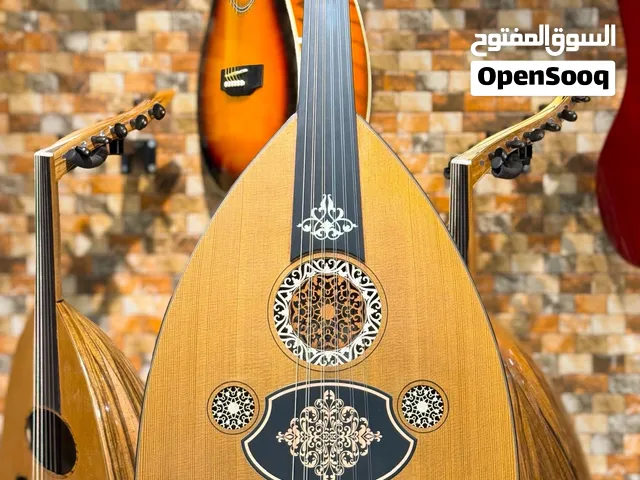 عود نص بطن احترافي اكوستك + الكتريك صناعة سورية ايكولايزر فش مان الاصلي