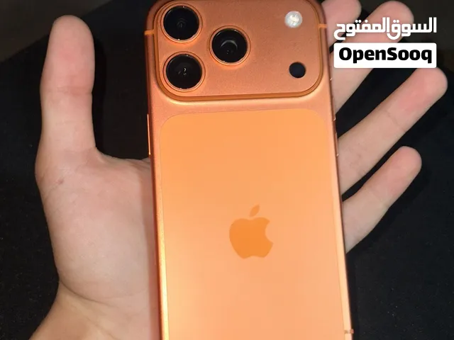ايفون 17 برو برتقالي مستعمل بحالة ممتازة سعة 256 جيجابايت