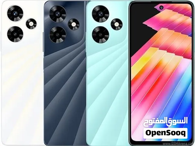 هاتف انفنكس هوت 30 الزاكره 256 رام 8+8=16 كاميرات نضيفه