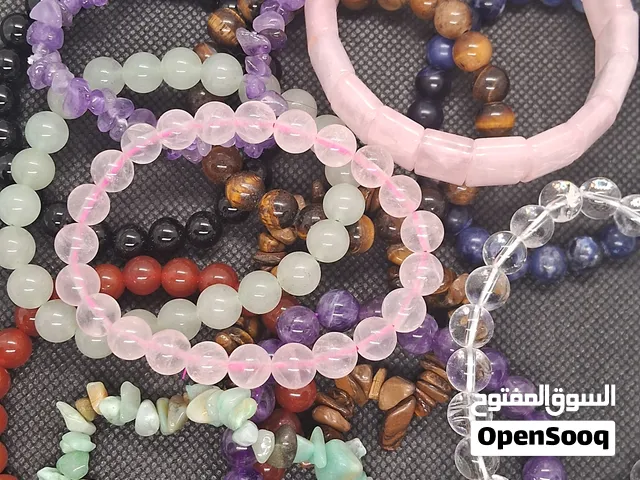 اساور احجار كريمة طبيعية Gemstones bracelets