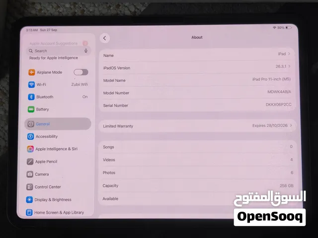 iPad pro 11 m5 256gb all ok