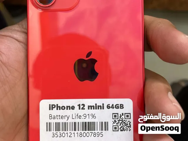 iPhone 12 Mini 64GB Red – Excellent Condition Like New For Sale