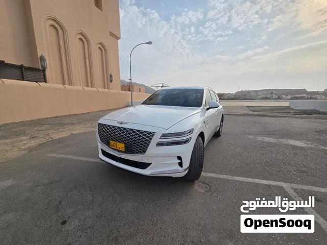 جينيسيس GV80 2022 خليجي فل رقم 1 ..نظيف..PPF.. ابيض مطفي.. تأمين شامل.. GIG ...ماشية 60,700 كم