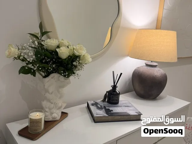 Lamp, mirror, shoe cabinet and