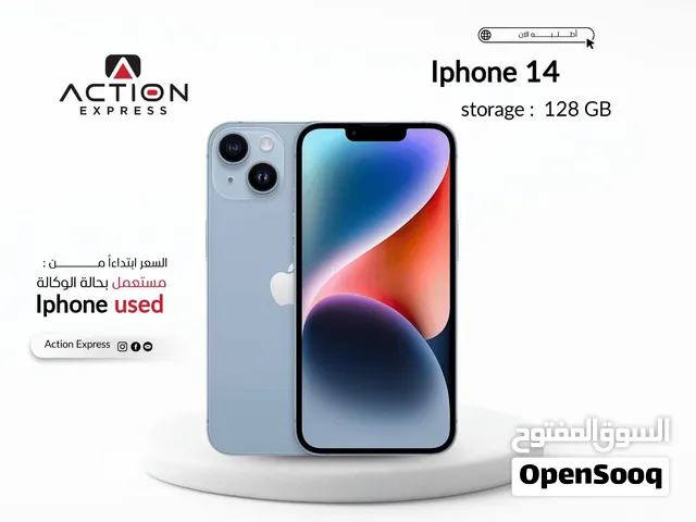 IPHONE 14 ( 128GB ) USED // ايفون 14 ذاكره 128 جيجا مستعمل بحاله الوكاله