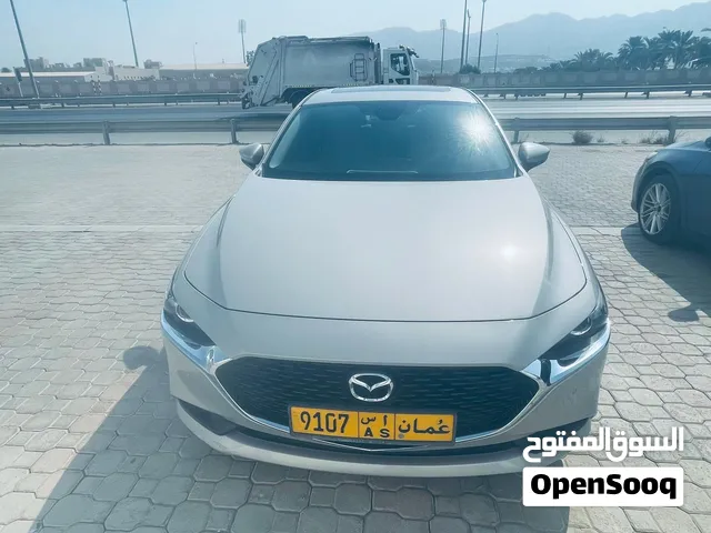 Mazda 3 saloon beige colour black interior with white seats