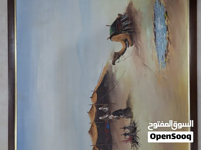 لوحة فنية رسم يدوي