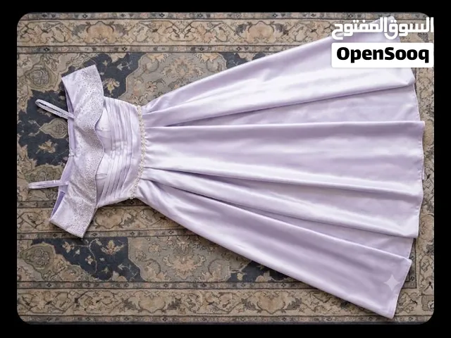 فستان سهرة بناتي لون بنفسجي فاتح (ياقوتي/أوف شولدر  سعر فستان 35