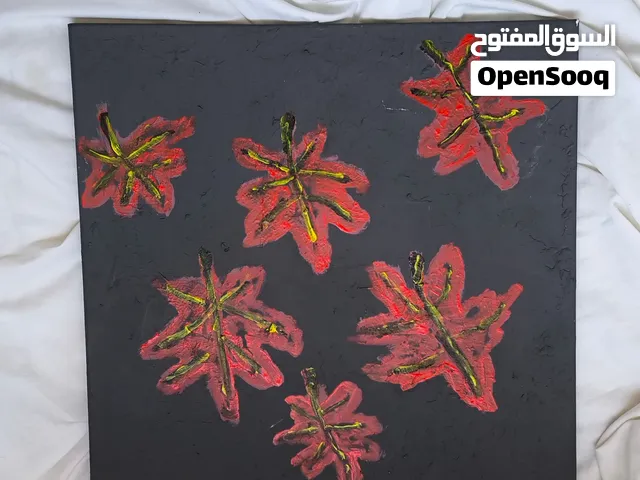 لوحة رسم يدوي بألوان أكريليك