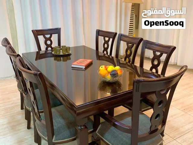 طاولة سفرة خشب زان ولاتية محلي ثقيل متوفر بعدة ألوان يوجد توصيل لجميع مناطق المملكة