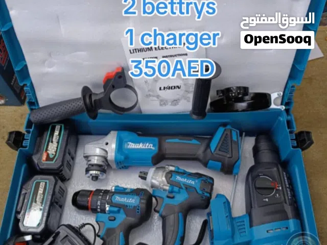 Makita 4-in-1 Cordless Power Tool Set with 2 Batteries & Charger – Heavy Duty Kit