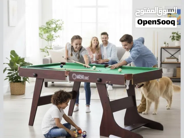 طاولة بلياردو متىسطة الحجم جديدة مستعملة لفتره بسيطه جداً