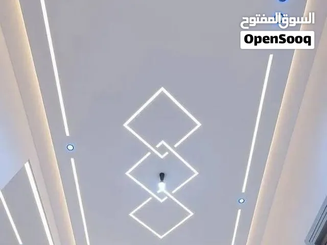 اعمال دهانات وديكوارت جبس بورد واسمنت بورد وتشطبات داخليه وخارجية وتركيب الفوم الحجري الخارجي