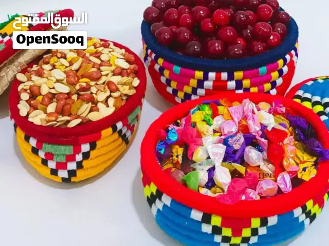 إكسسوارات مطبخ مصنوعة من الخوص