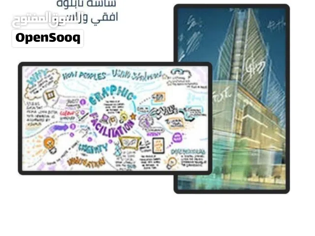 شاشة عرض فريم جدارية طولية وعرضية . احترافية ضد الكسر والسوائل . رخصة دائمة 32 بوصة