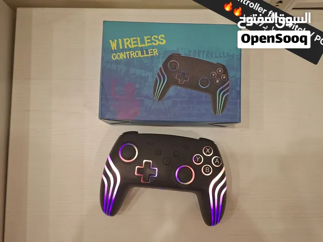 إعلان للبيع: يد تحكم لاسلكية لنينتندو سويتش (Nintendo Switch) مع إضاءة RGB