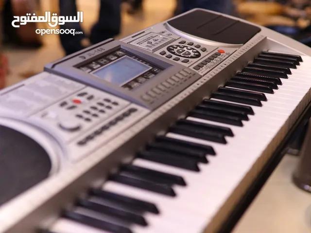 اورغ JL-168 صوت رائع نغمات ايقاع 61 مفتاح مدخل ميدي مدخل فلاشة نغمات ديمو لون فضي متوفر توصيل