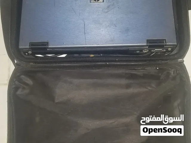 لابتوب HP قديم للبيع، شغال بالكامل مع الشاحن والشنطة