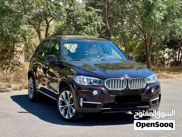 BMW x5 plugin 2017 وارد وكاله صيانة وكاله طلب خاص باللون النادر جدا فحص كرت ابيض عداد قليل مالك اول