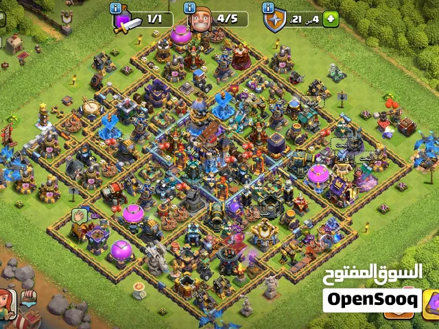 للبيع حساب لعبه Clash of Clans