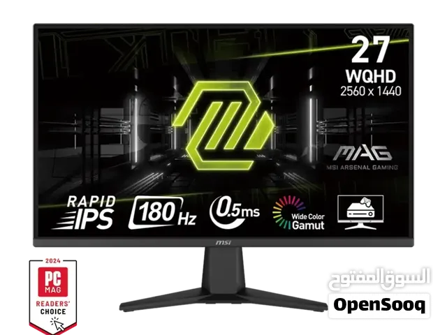 شاشة العاب جديدة MSI MAG 275QF 180Hz 0.5ms 27in 2K