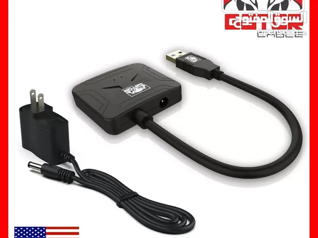 USB 3.0 to SATA III Hard Drive Adapter for 2.5 3.5 HDD SSD with 12V 2A Power
