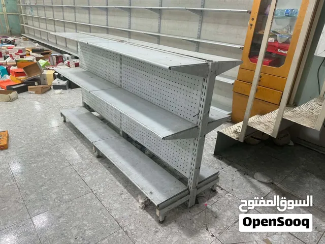 رفوف حديد شبه جديد