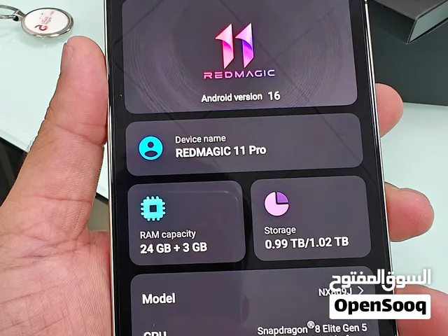 REDMAGIC 11 Pro 24GB RAM / 1TB - Global Version - Ultimate Gaming Monster