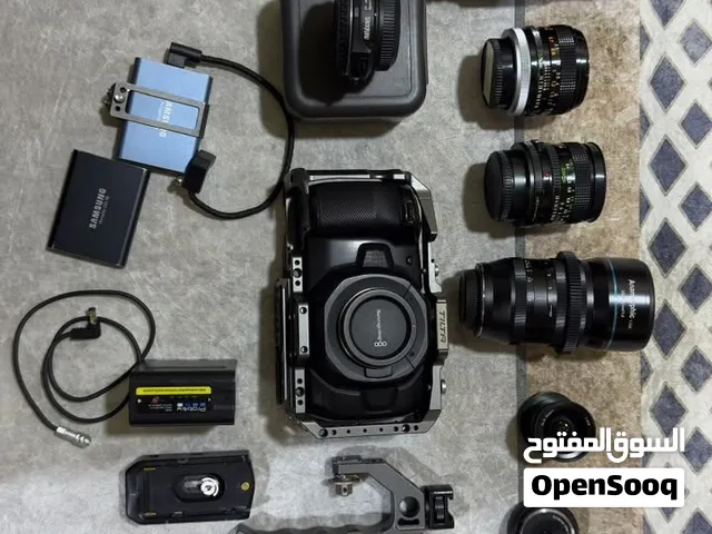 بكج كاميرا بلاك ماجك Blackmagic سينمائي متكامل، جاهز للتصوير.