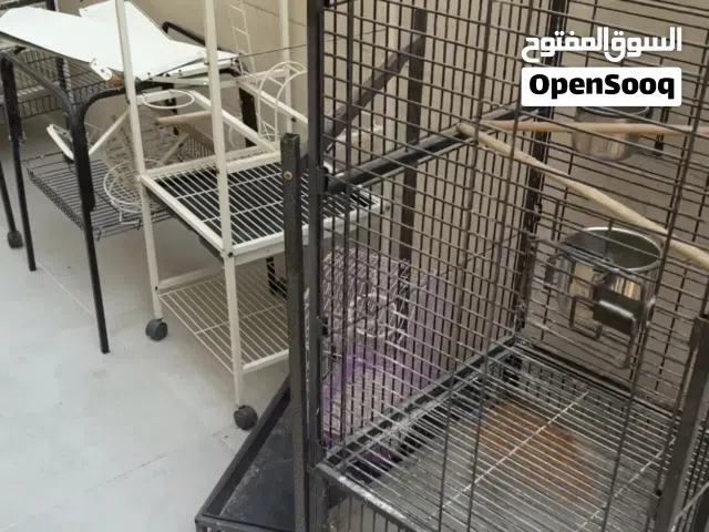 للبيع اقفاص طيور اثنين كبار