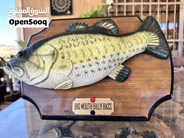 لعشاق النوادر: سمكة بيلي باس الأصلية الشهيرة (Big Mouth Billy Bass) اقرا الوصف مهم