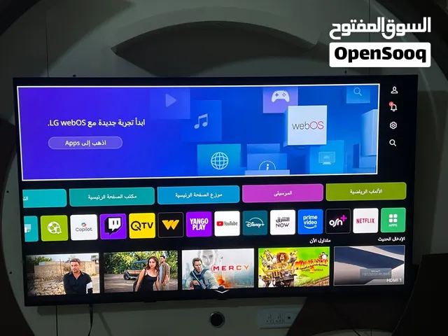 شاشة LG الاصلي حجم 55 بوصه سلم صوت محيطي مدعمه لكل البرامج النضافه100% استعمال جدا قليل