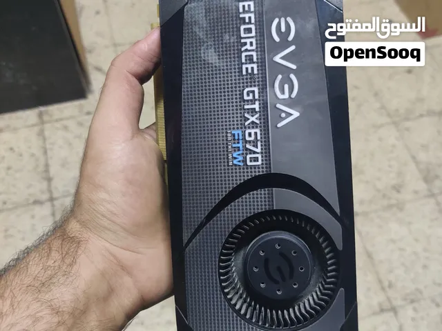 كرت شاشة EVGA GeForce GTX 670 FTW+ 4GB  موجود في بيت لحم متوفر توصيل