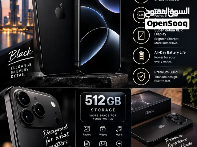 iPhone 18 Pro – 512GB  Black