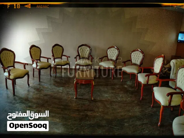 كراسي استقبال ملكية بتصميم استثنائي!   - تصميم فريد يليق بالقصور والفنادق الفاخرة - خامات فاخرة