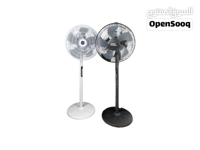 مروحة عمودية فاخرة بقطر 40 سم لوحة تحكم ذكية، ريموت كنترول، و5 ريش توربينية بتغطية واسعة