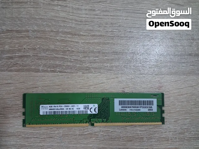 Ram ddr4 4gb (delivery avaliable)متوفر توصيل