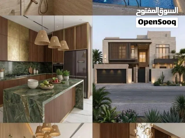 فيلا راقية جدا بمواصفات عالمية و بديكورات عصرية جدا في مرتفعات العامرات الثانية